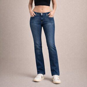 Levi's 518 Super Low Straight Jeans - Medium Wash - Size Women's 9M